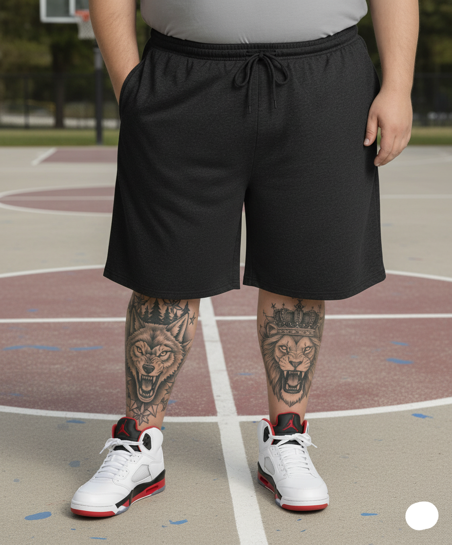 Relaxed Fit Shorts- Big Broz Sizes-7XL & 8XL