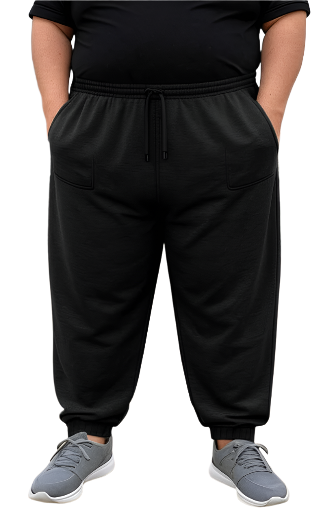 Relaxed Fit Trackpants–Big Broz Sizes-7XL & 8XL
