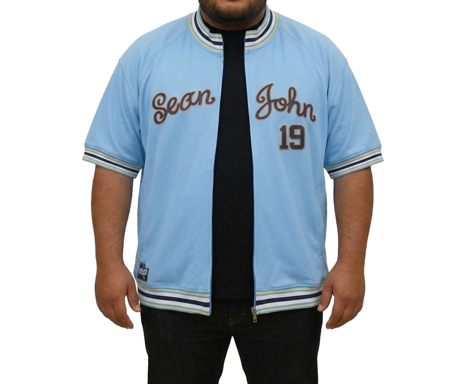 Embroidered Short Sleeve Zip Jacket - Bundle & Save
