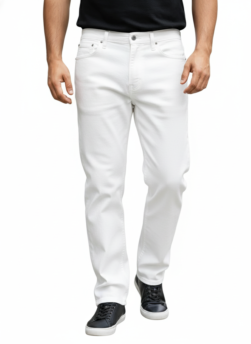 KLUE Jeans – Cloud White (Sizes 34–56 Inches)