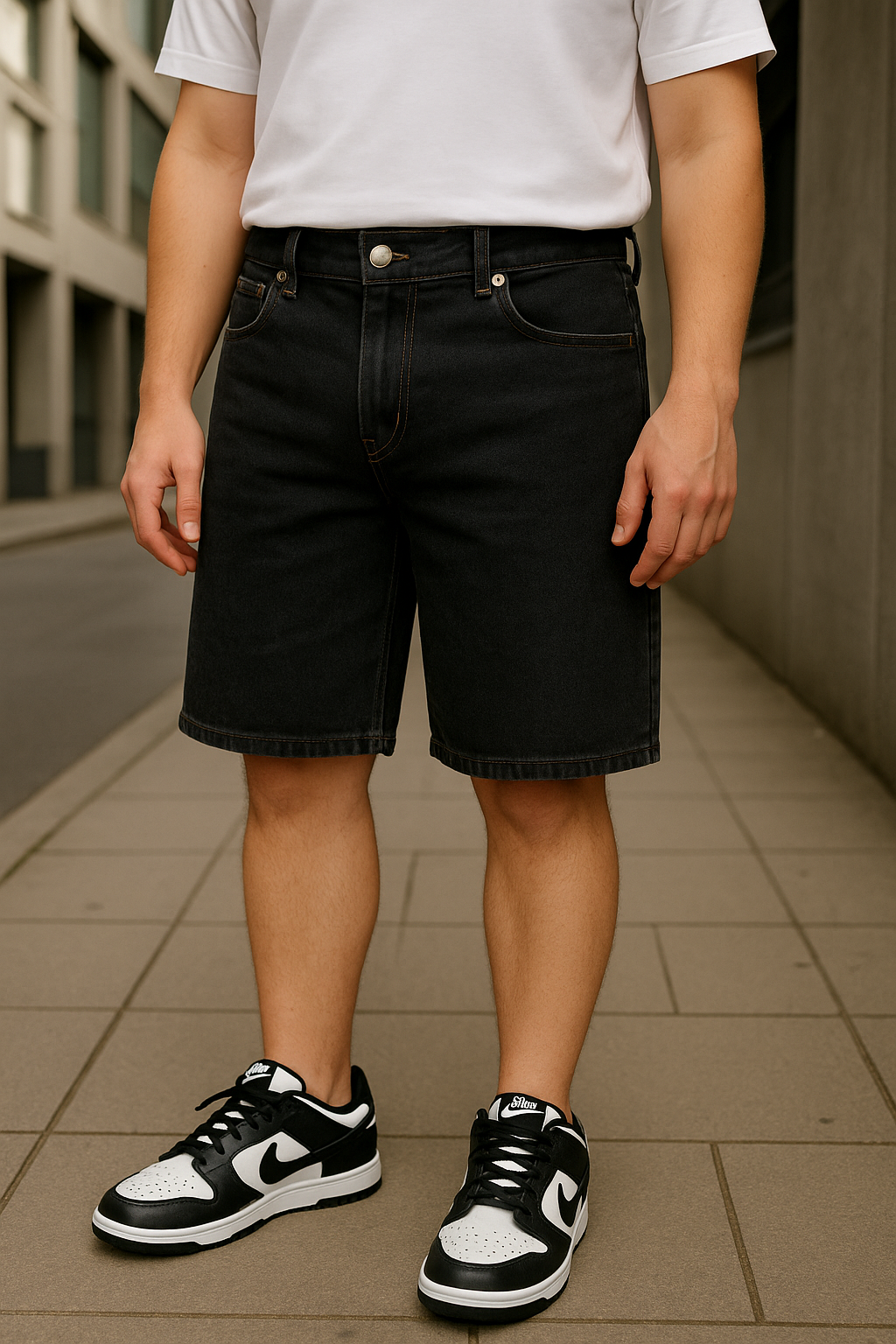 KLUE Unwashed Black Shorts (Sizes 34-48)