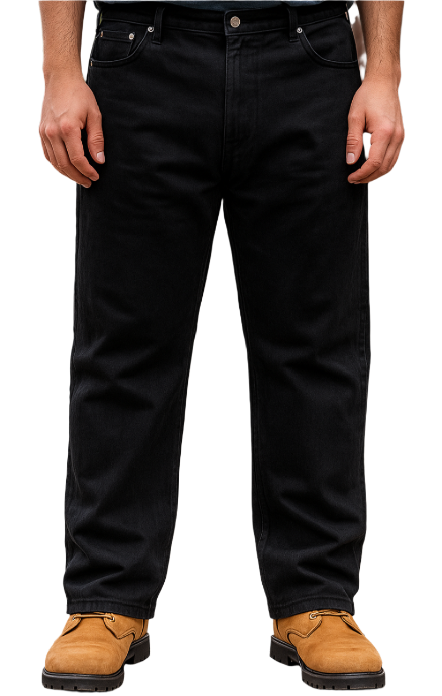 KLUE Jeans – Solid Black (Sizes 34-48)