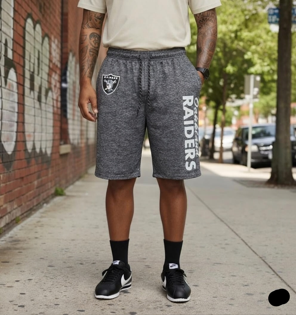 Raiders Track Shorts - Stay Warm & Save